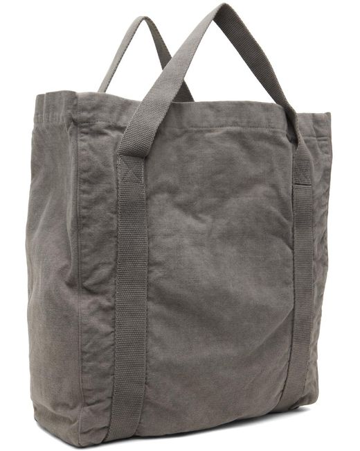 Our Legacy Gray Flight Tote for men