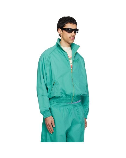 Willy Chavarria Blue Ruff Rider Track Jacket for men