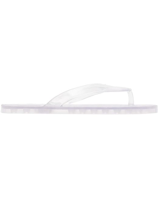 St. Agni Black Jelly Flip-Flops