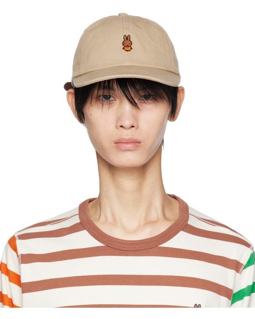 Pop Trading Co. Brown Miffy Six Panel Cap for men