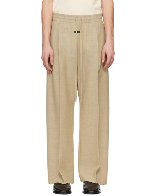 Fear Of God Natural Wide-Leg Trousers for men