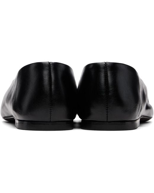 Khaite Black Marlene Ballerina Flats