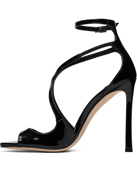 Jimmy Choo Black Azia 95 Heeled Sandals