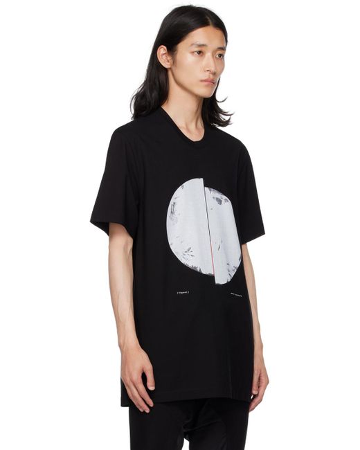 Julius Black Printed T-shirt for men