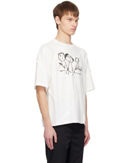 Undercover White Graphic T-shirt for men