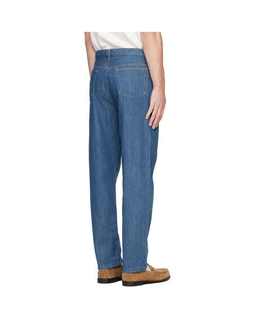 A.P.C. Blue Martin Jeans for men