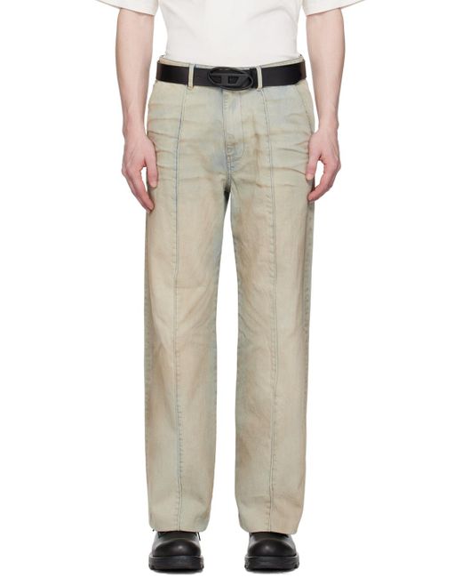 DIESEL Natural Blue D-chino-work-s Jeans for men