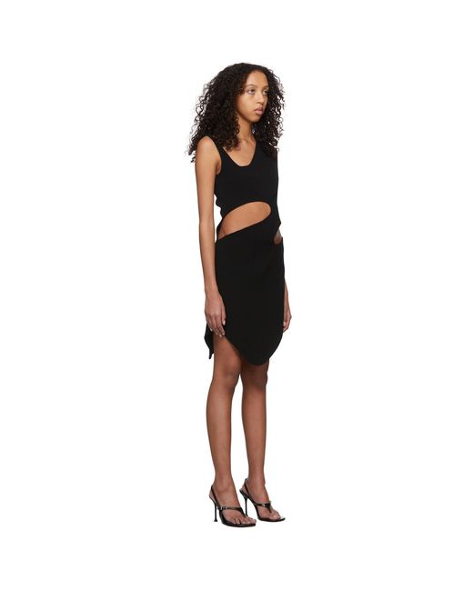 Lado Bokuchava Black Bauhaus Mini Dress