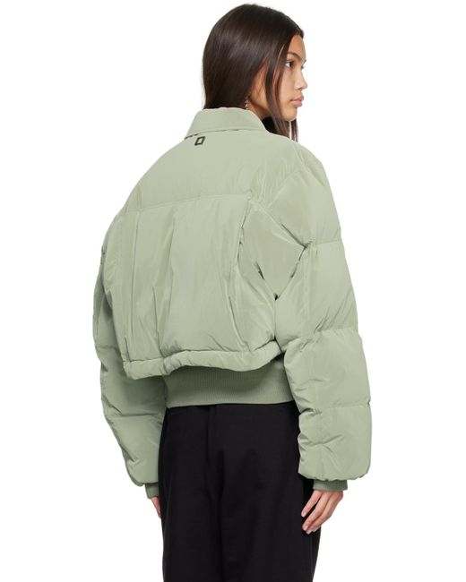 Wooyoungmi Green Layered Down Jacket