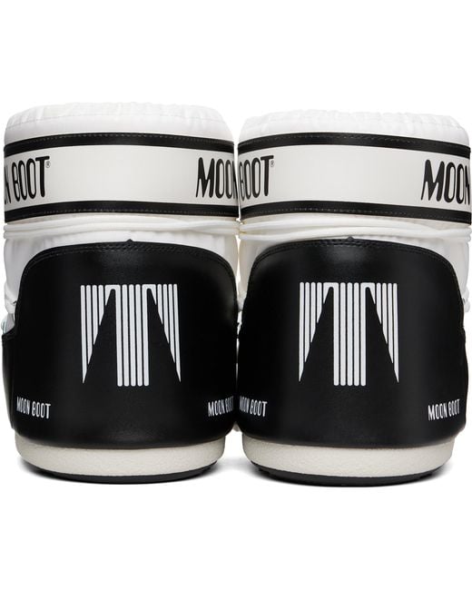 Moon Boot White Icon Low Nylon Boots for men