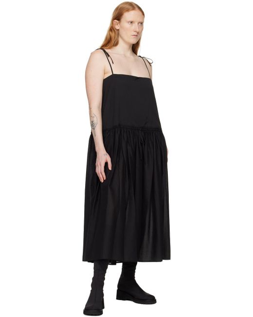 Amomento Black Shir Maxi Dress