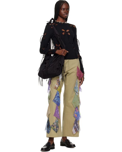 JKim Black Chilla Petal Bale Bag