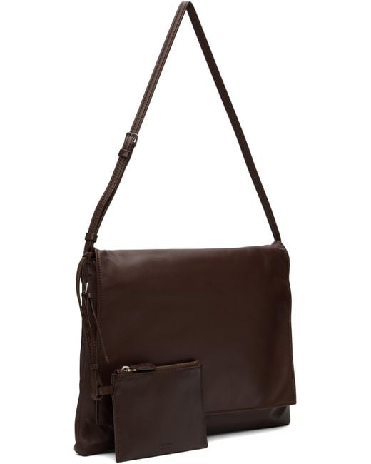 The Row Brown Nan Shoulder Bag