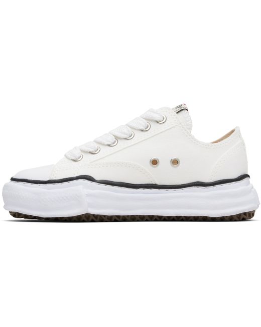 Maison Mihara Yasuhiro Black Peterson Og Sole Canvas Low-Top Sneakers