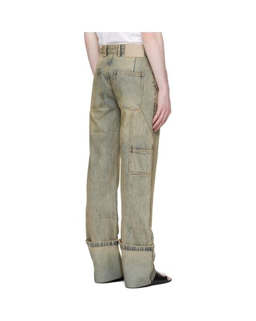 Entire studios Multicolor Cuff Jeans for men