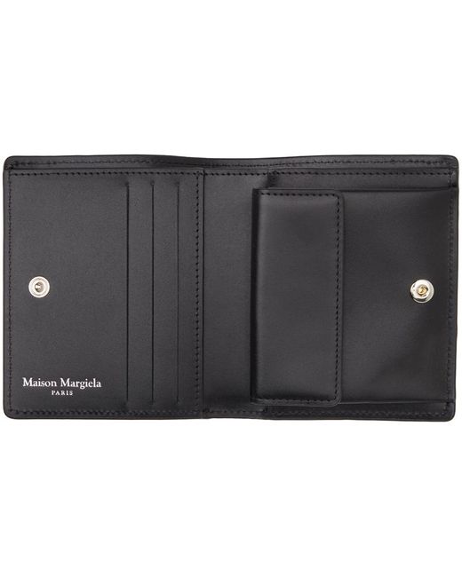 Maison Margiela Black Stitch Wallet for men