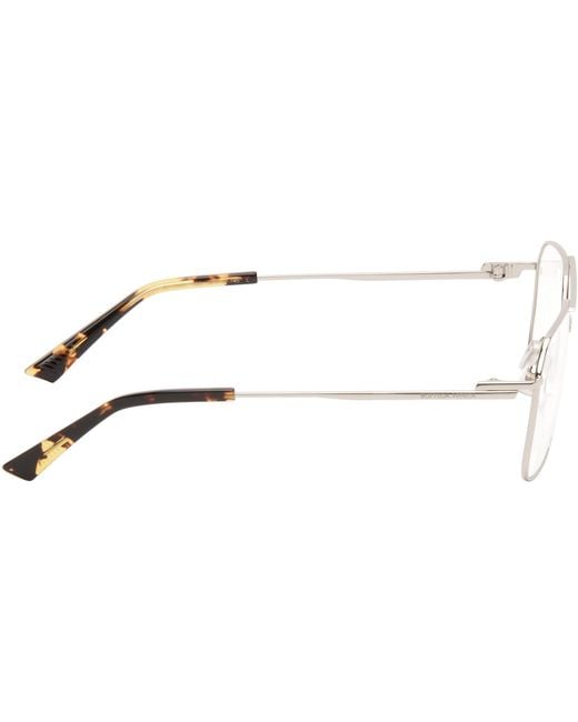 Bottega Veneta Black Ribbon Split Optical Frame Glasses for men