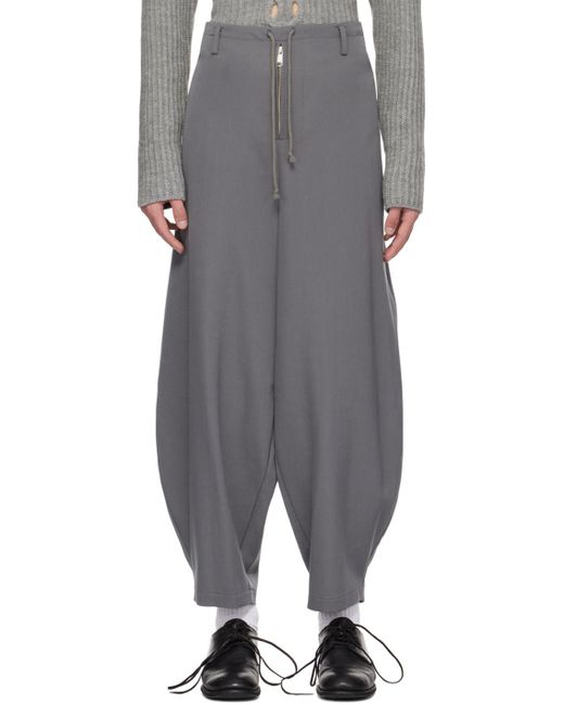 SOSHIOTSUKI Gray Knicker Trousers for men