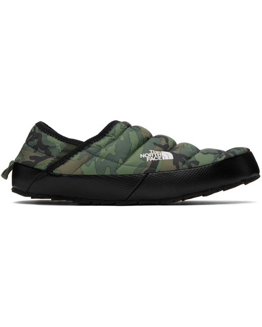 The North Face Black Khaki Thermoball Traction V Loafers for men