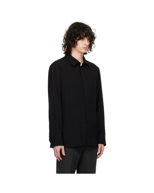 The Row Black Beto Shirt for men