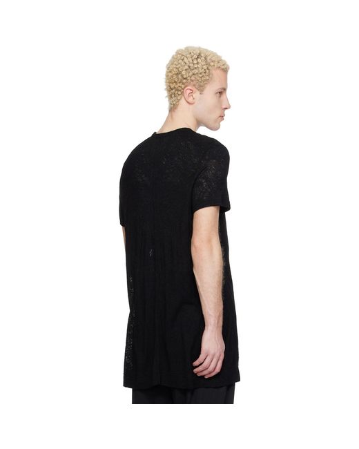 Julius Black Flare T-Shirt for men