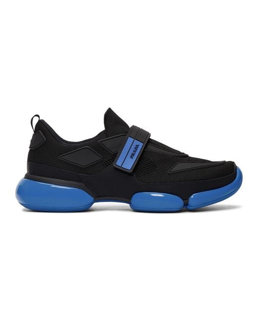 Baskets noires et bleues Cloudbust Prada pour homme en coloris Black