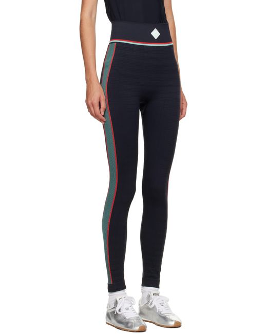 Legging De Sport Sans Coutures Noir Casablanca en coloris Blue