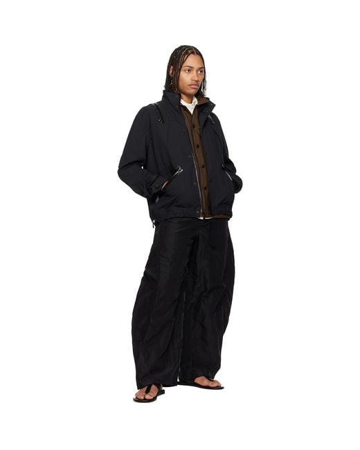 Sacai Black Weathercloth Jacket for men