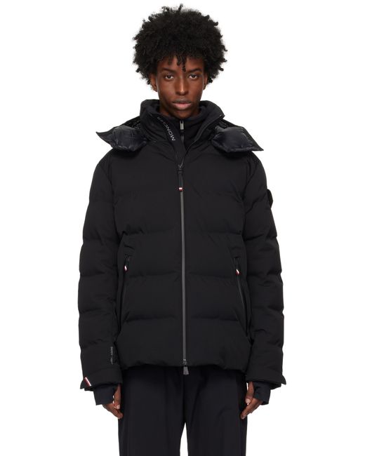 Moncler Black Montgetech Short Down Jacket for men