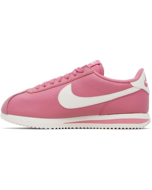 Nike Black Cortez Leather Sneakers