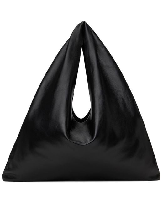 The Row Black Small Bindle Tote