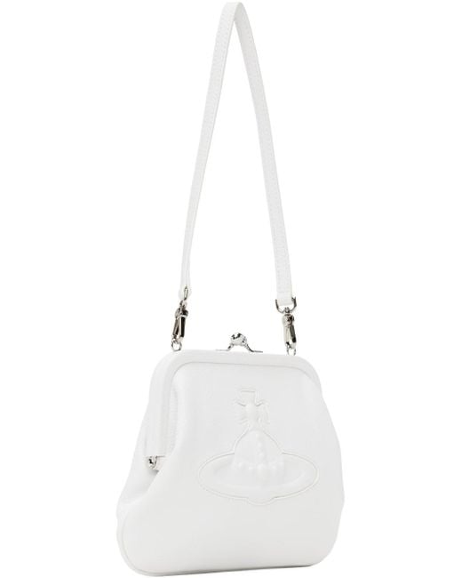 Vivienne Westwood White Vivienne's Clutch Bag