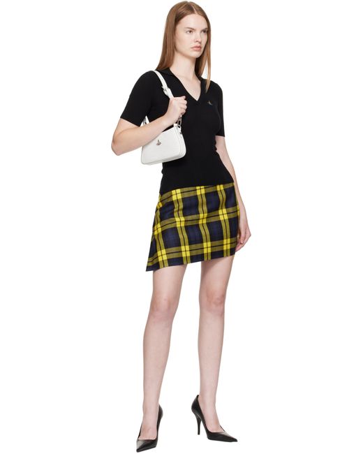 Vivienne Westwood White Tasha Shoulder Phone Bag