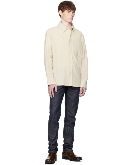 A.P.C. Black Off- Basile Overshirt for men