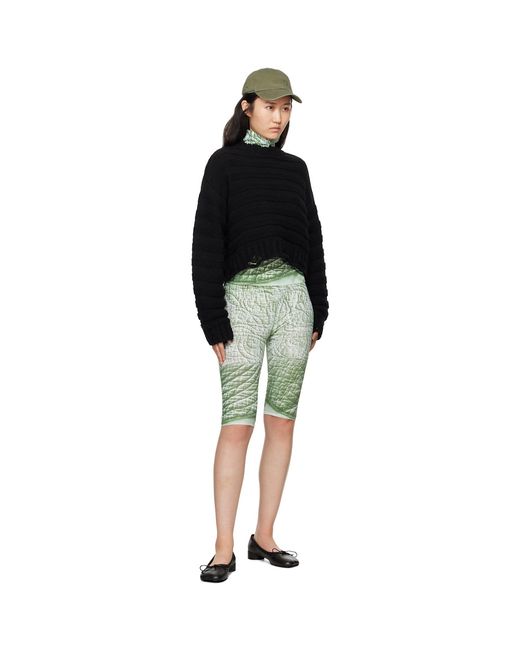 MM6 by Maison Margiela Black Trompe L'œil Shorts