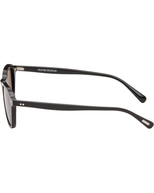 Oliver Peoples Black Emryn Sunglasses for men