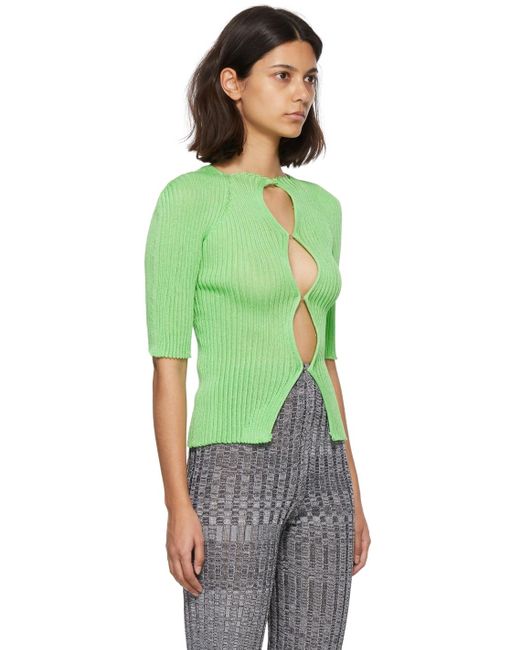 a. roege hove Green Ssense Exclusive Nylon Cardigan