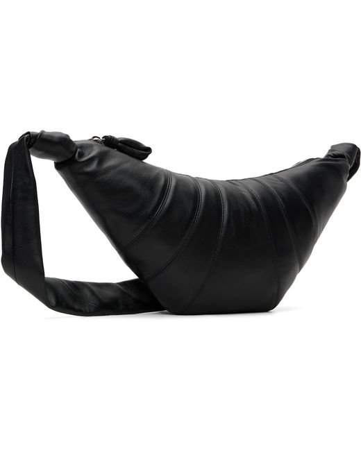Lemaire Black Medium Croissant Bag