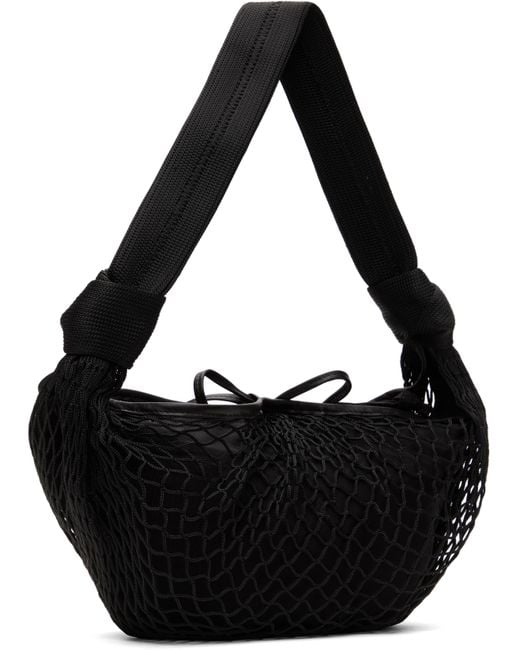 Lemaire Black Filt Edition Fortune Croissant Bag