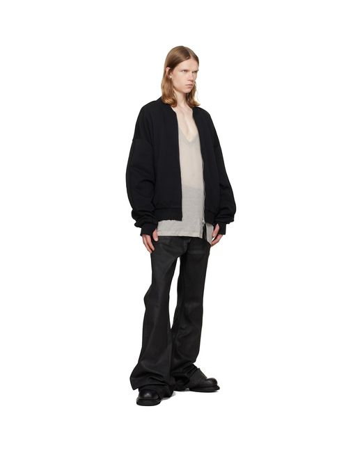 Thom Krom Black Msj 705 Bomber Jacket for men
