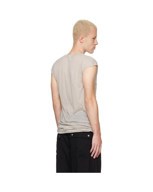 Rick Owens Natural Off- Tower Dylan T-Shirt for men