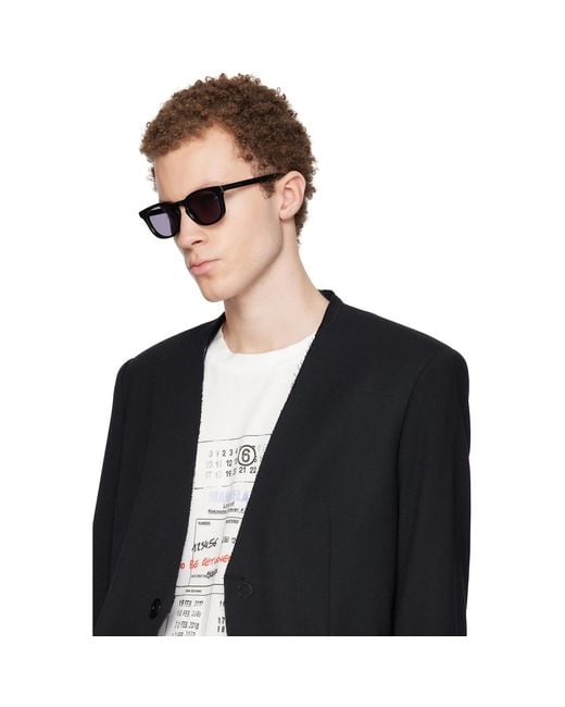 MM6 by Maison Margiela Black 3 Sunglasses for men