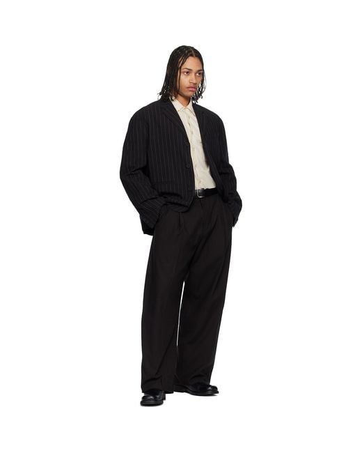 Studio Nicholson Black Sorst Blazer for men