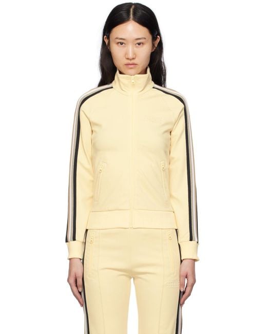 MM6 by Maison Martin Margiela Natural Yellow Striped Jacket