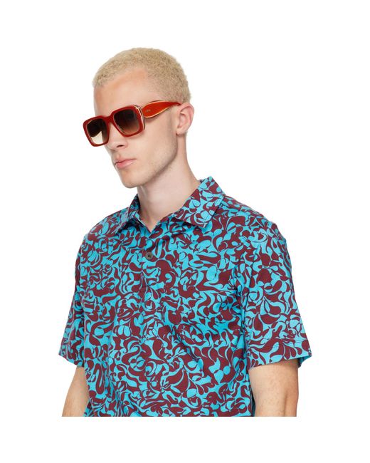 Loewe Brown Signature Sunglasses for men