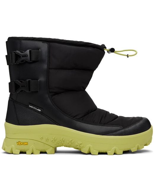 untitlab Black Un Sakura Boots for men