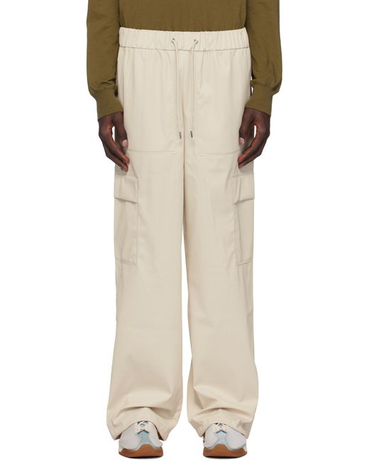 Rains Natural Wide Cargo Rain Pants for men