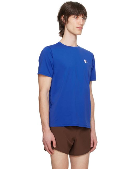 District Vision Blue Lightweight T-Shirt for men