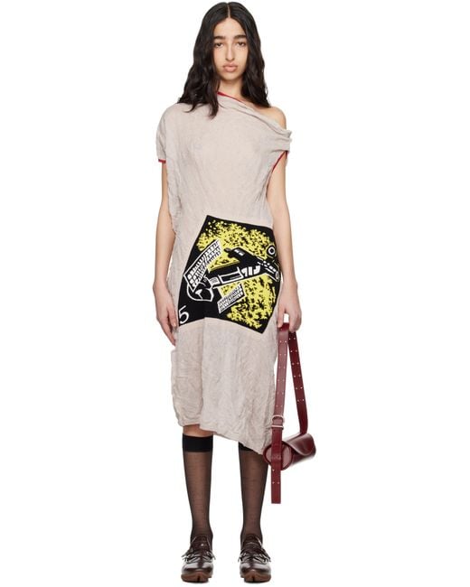 Kiko Kostadinov Black Satellite Knit Midi Dress
