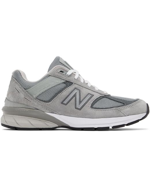 New Balance Suede Gray 990v5 Core Sneakers for Men Lyst Canada